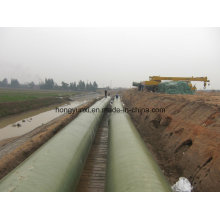 L&#39;eau de longue distance transportant le tuyau de FRP / GRP